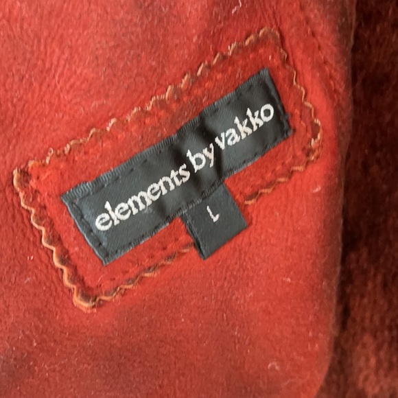 Lightly worn suede and Spanish lamb shearling jacket - Picture 3 of 5